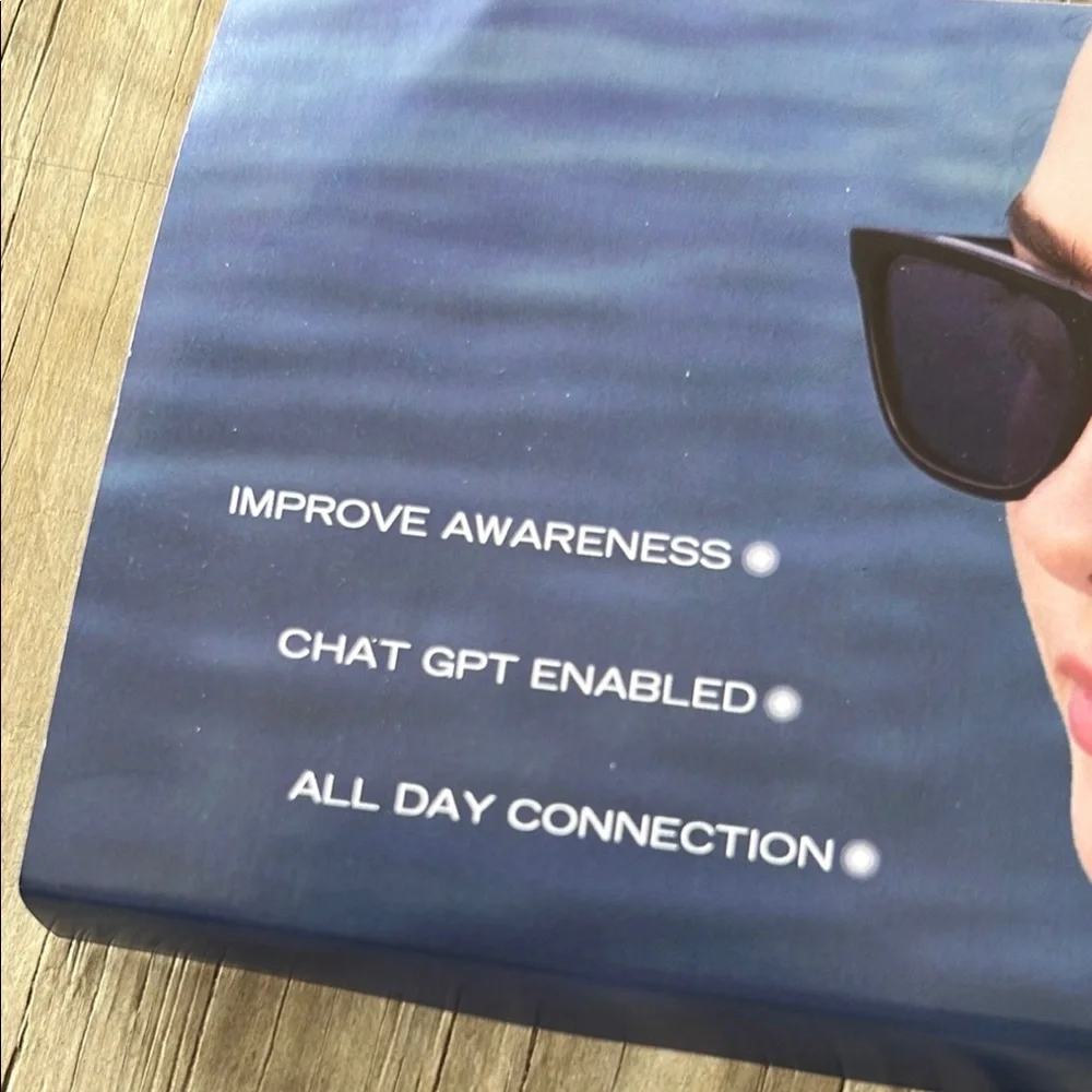 Lucyd Nautica Smart Sunglasses Black Commander Wayfarer Style NEW